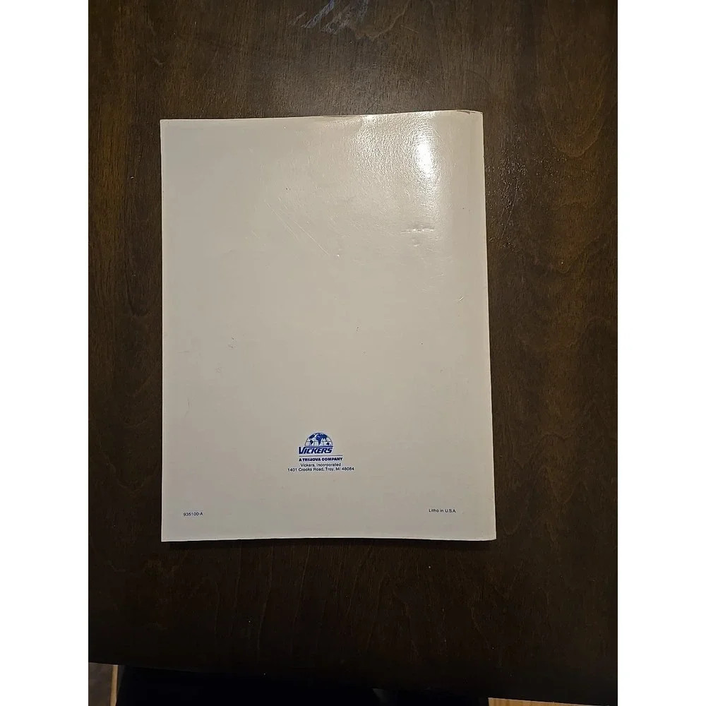 Vickers Industrial Hydraulics Manual First Edition 1970 25th Printing 1987